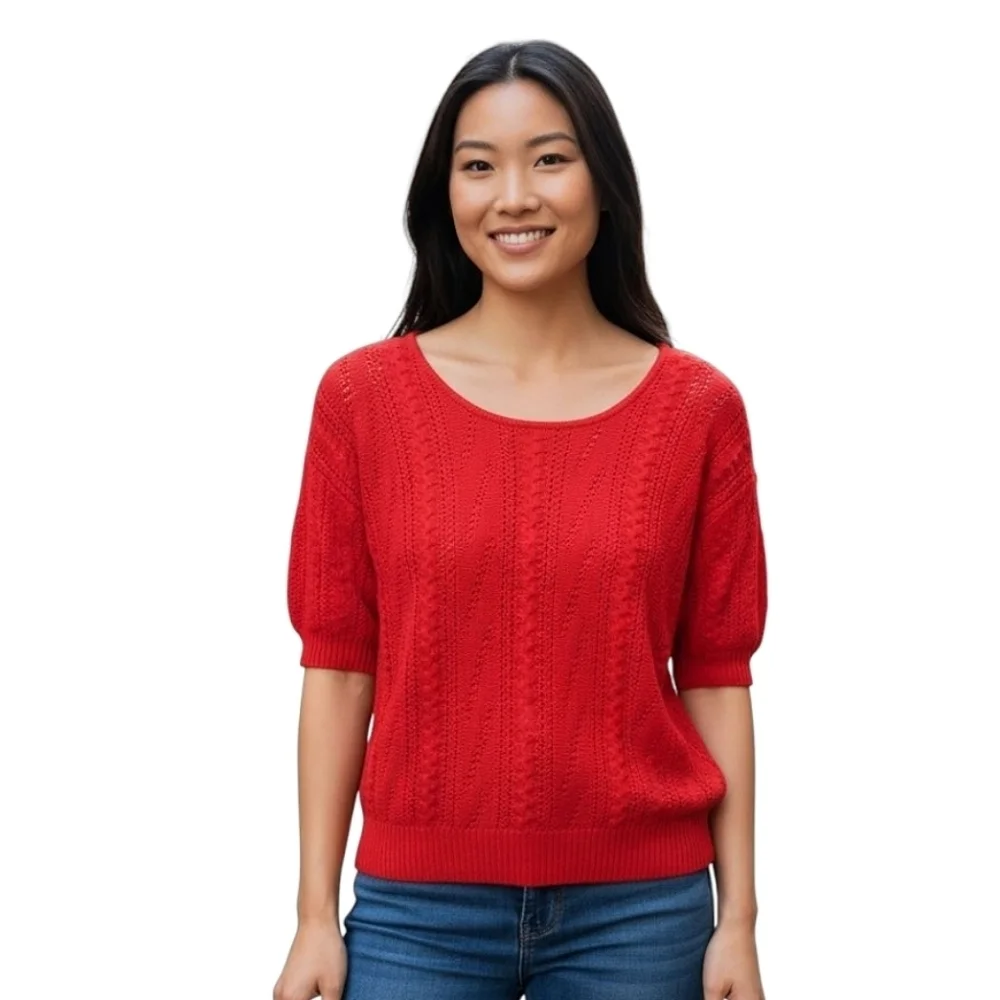 Vintage Red Women's Sweater